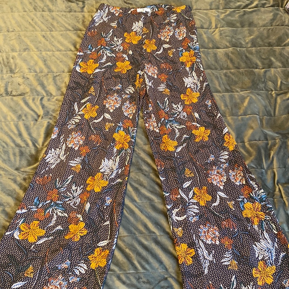 Lucy Paris multi color flowy pants